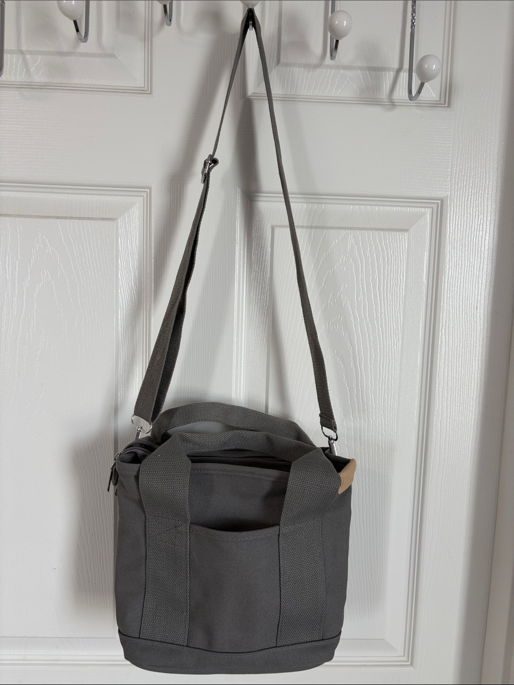 Gray Crossbody Purse